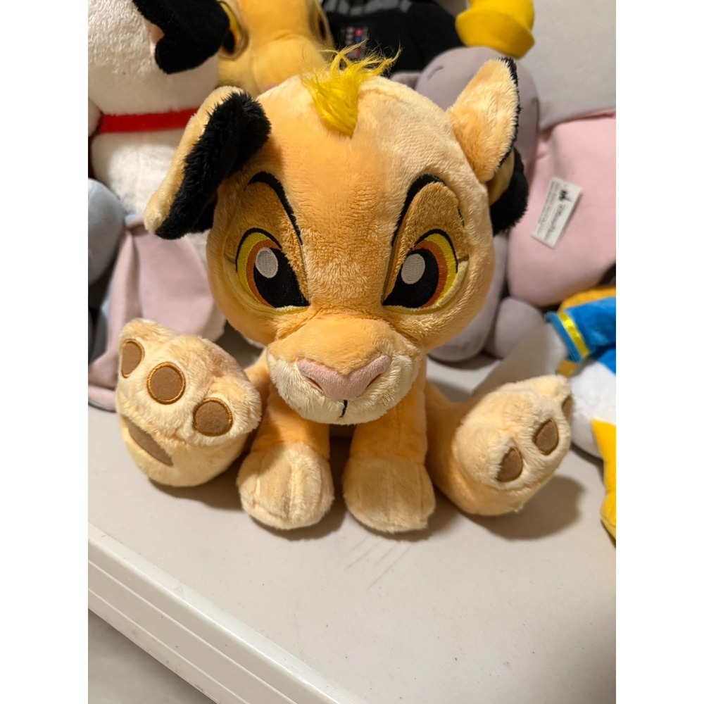 Disney Simba Lion King Plush Stuffed Animal Disney Store Parks Cub Toy Orange
